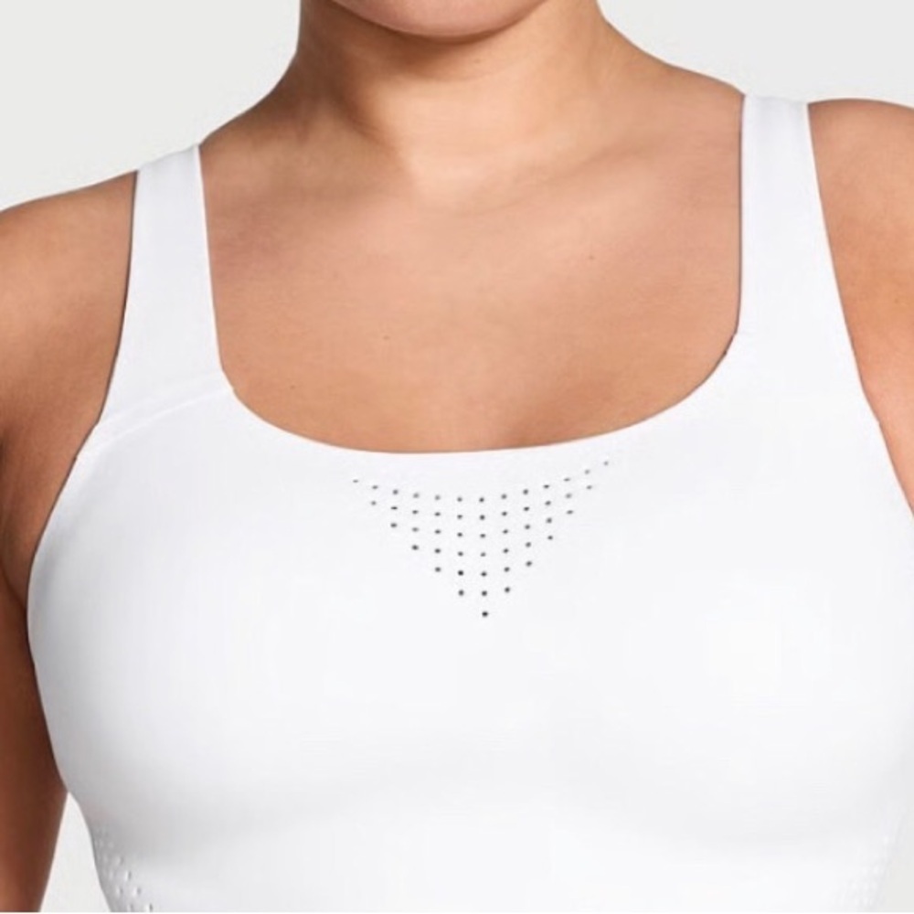 Women’s White Seamless Scoop Neck Sleep Bra